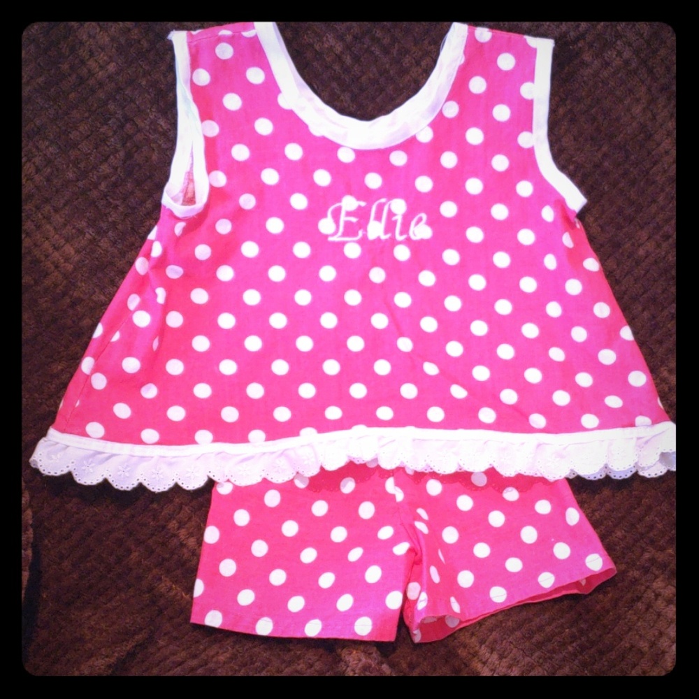 Custom "Ellie" Shirt and Shorts